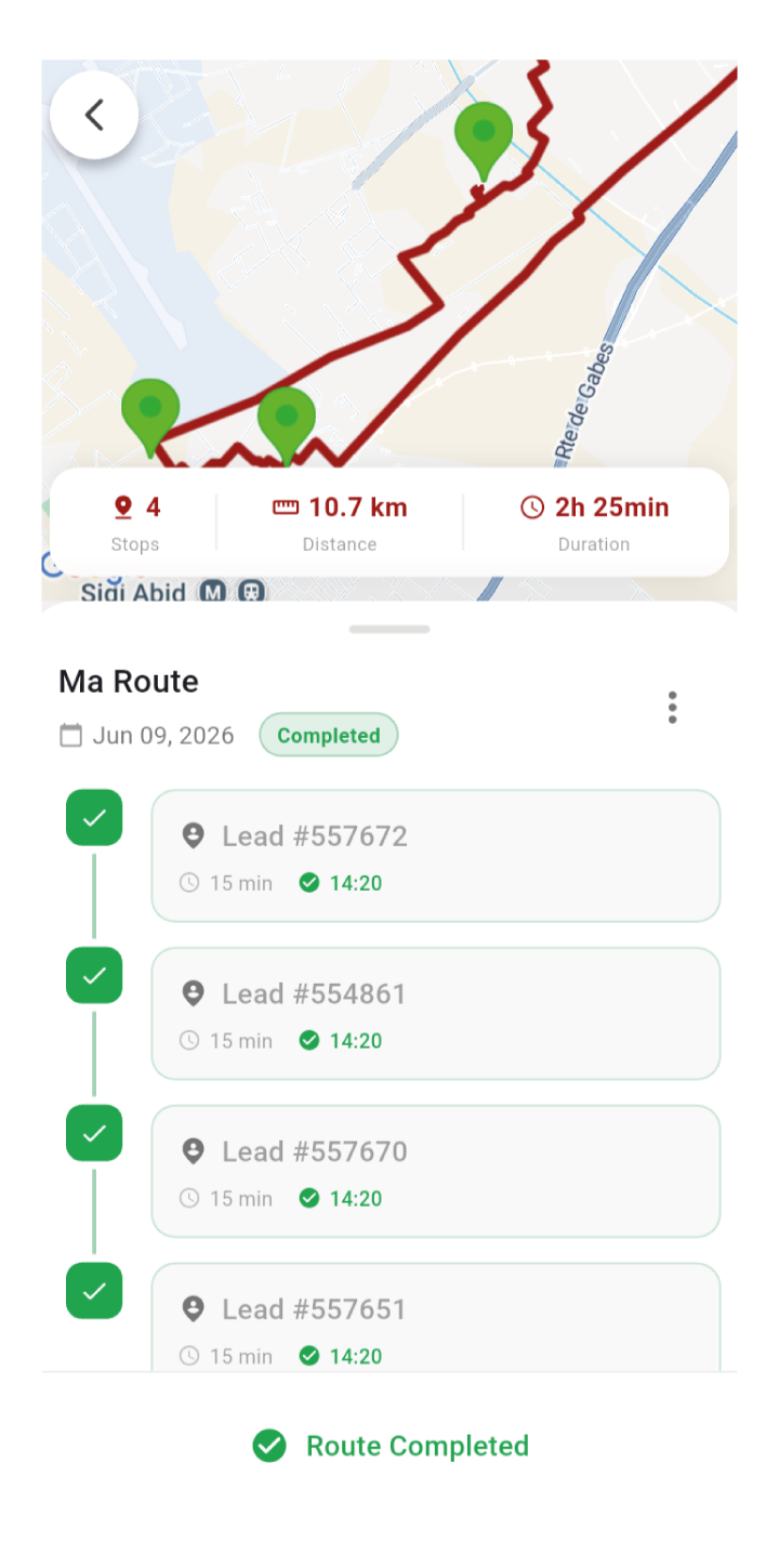 Engage & Capture — mobile view